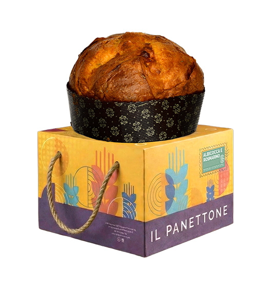 Panettone Albicocca, Rosmarino e Cioccolato Bianco